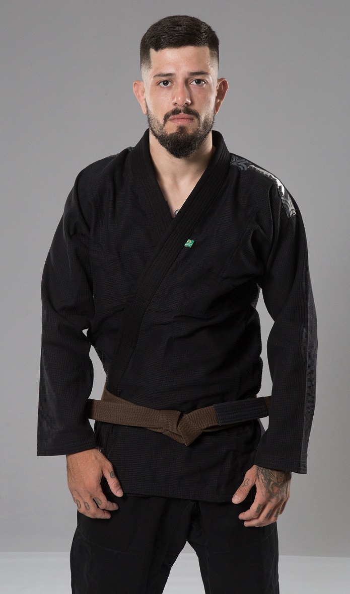 Kimono Trançado Ultra Light Jiu-jitsu preto Yama | Yama Kimonos